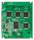 The CFAG160160D5-TFH-VGB is a 160x160 dark on light gray graphic LCD display – back view.