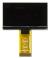 128x64 Yellow Monochrome Graphic OLED display module. Front View, Powered Off.