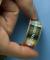 160x32 Flexible OLED display module. Front view, in hand for perspective.