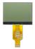 128x64 low-power graphic monochrome LCD front view, powered off.