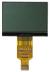 240x128 Monochrome Graphic LCD display, front view, powered off.