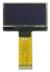 128x64 Yellow Graphic OLED 1.54 inch diagonal. Front view, powered off.