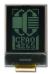 The CFAO4265A-TTL is a 1.0 42x65 white on dark LCD display – front view, power on, backlight off, tail cropped.