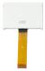 White on Blue 128x64 graphic LCD. Back view.