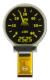 128x128 Round Yellow OLED tachometer display.