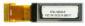 The CFAL12832D-PY is a 0.91 inch 128x32 yellow-on-black graphic OLED with SPI interface - back view. FPC tail unfolded.