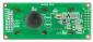The CFAL1602C-GT is a 2x16 green on black OLED character display ‒ back view.