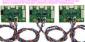 Example of how the CFA835YYK LCD module can be combined with the optional CFA-FBSCAB and be daisy-chained to allow monitoring of multiple inputs & control of multiple outputs.