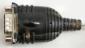 This is a top view of the DB-9 connector, which has the encapsulated electronics in it that do the USB to RS232 conversion. The LED indicates communications activity.