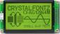 The CFAG12864M-YYH-TN graphic LCD module with backlight off.