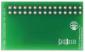 30 position ZIF breakout board. Bottom view.