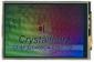 The CFAF320480C4-035T-TS is a 3.5 320x480 color TFT LCD display with resistive touch screen. Image as camera perceives the display.