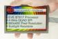 800x480 EVE Powered TFT LCD Display, front view, in hand to show size and perspective.