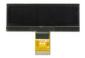 128x32 small yellow OLED, front view, off.
