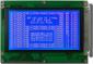 The module can be set to a text mode using its built-in 5x7 font. Graphics cannot be shown simultaneously with text. Text can be rendered by the host when the display is in graphic mode.