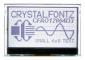 The CFA211-TFH is a an Arduino shield with a 128x64 CFAO12864D3-TFH graphic LCD display mounted on a CFA-10072 board – front view (power on, backlight on), showing a bit of the board behind it.