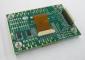 The CFAO12864D3-TMI-CB is a carrier board kit with a 128x64 CFAO12864D3-TMI graphic LCD display – perspective back view, showing the CFA-10072 carrier board.