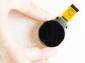 128x128 Round OLED display - in hand for perspective