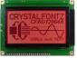 The CFAG12864A-CFH-VN with full brightness Red background.