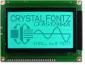 Many background color variations are possible using the RGB backlight of the CFAG12864A-CFH-VN, shown here with Cyan.