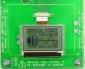 The CFAX12864AP1-TFH mounted on the cfaxzifdemo demonstration board (backlight off).