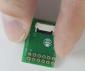 12-position ZIF breakout board. In hand to show size and perspective.