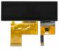 480x128 wide format TFT LCD with Capacitive touch screen, front view, turned off.