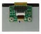 128x64 Low Power Transflective LCD Module, back view.