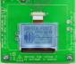 The CFAX12864AP1-TFH mounted on the cfaxzifdemo demonstration board (backlight on).