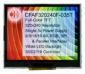 The carrier board for theCFAF320240F-035T 3.5 TFT displays provides a neat package.