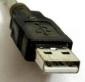 This is an end fiew of the USB connector. It will mate with the standard USB connectors found on PCs.