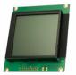 The CFAG160160D5-TFH-VGB is a 160x160 dark on light gray graphic LCD display – perspective view, power off.