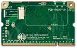 Back of the CFA-10036 without display mounted on board.