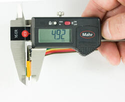 This e-paper adapter attached to a display is still less than 5mm thick.