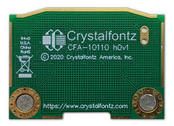 Carrier Board for 128x64 LCD Module, back view.
