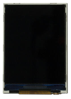 240x320 EVE TFT Display, front view, powered off.
