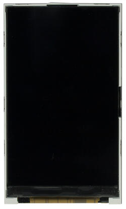 240x400 3 EVE powered capacitive touch screen TFT Display module. Front view, powered off.