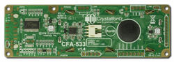 Back of 16x2 Character USB LCD Display Module.