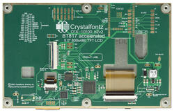800x480 5-inch EVE4 TFT Display,Back view.