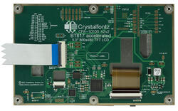 800x480 EVE Powered 5 TFT Display, back view.