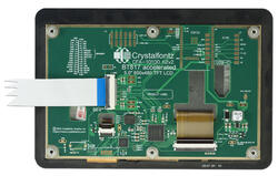 800x480 Wide Bezel Eve Powered TFT Display, back view.