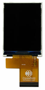 320x240 full-color TFT front view, powered off.