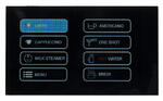 240x400 Pixel, Full-color TFT display. Front view, powered on. Shown as a user interface for a coffee machine.