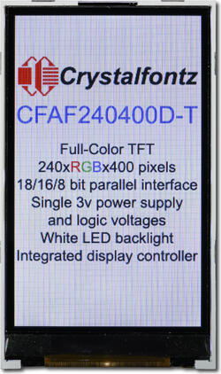 Unmodified, appears as the camera perceives the display