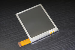 CFAF480640B-035T-TS 3.5 480x640 Color TFT LCD Display, Resistive Touch Screen, Sunlight Readable. Isometric View.