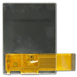 480x640 Transflective TFT Display, back view.