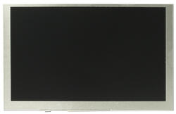 800x480 EVE Powered TFT LCD Display, front view, powered off.