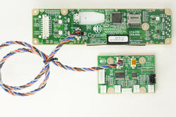 CFA-FBSCAB connected to CFA735 or CFA835 with cable WR-EXT-Y37.