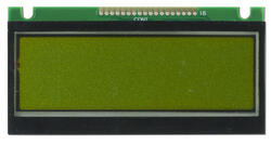 122x32 Graphic LCD display, front view, powered off.