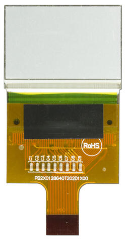 128x64 Graphic LCD, back view